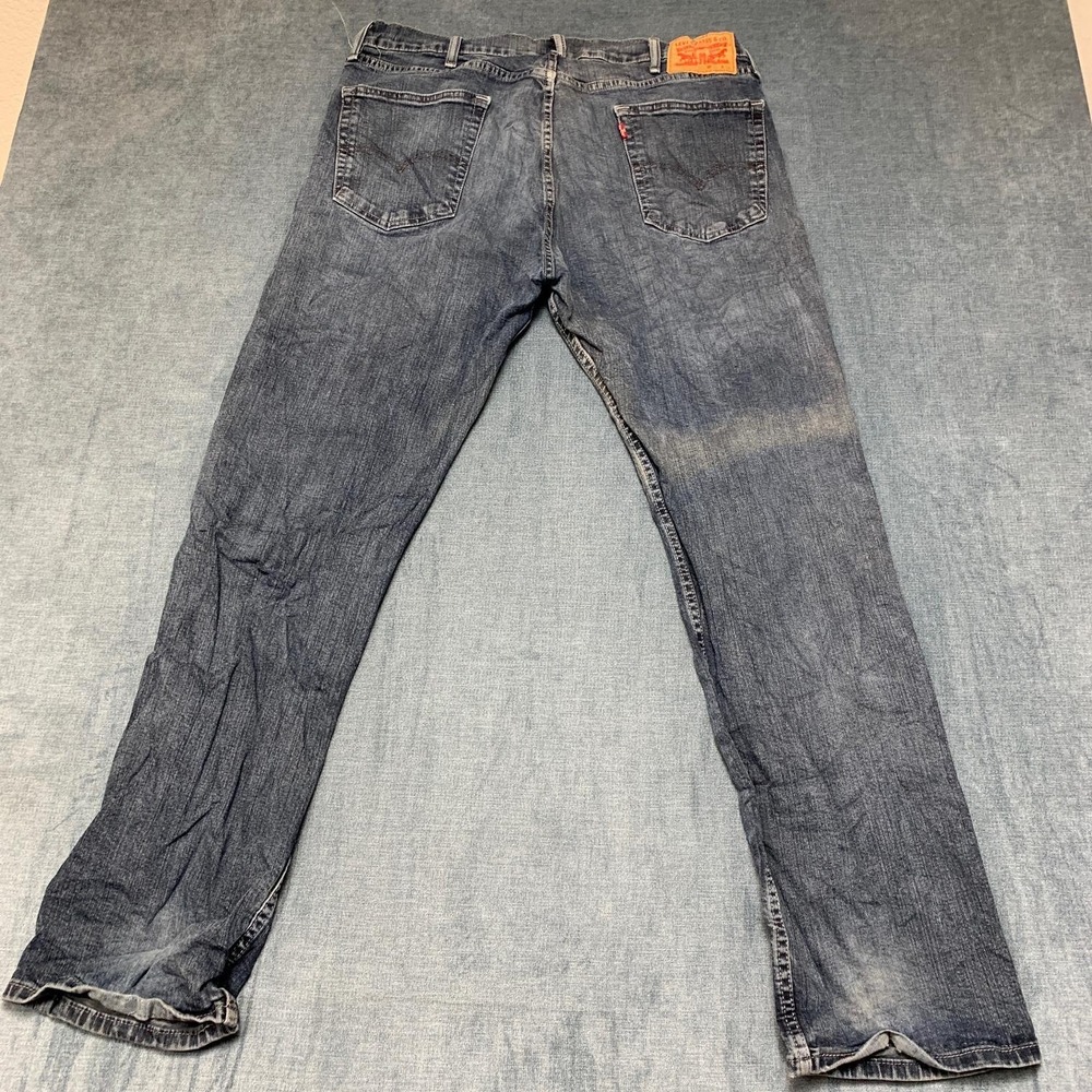 Levi's 505 Jeans Mens 38x32 Black Stretch All Day Comfort Original Fit Straight